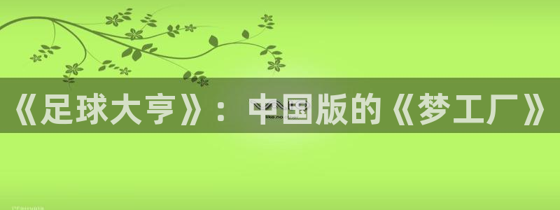 杏彩xc体育平台注册：《足球大亨》：中国版的《梦工厂》